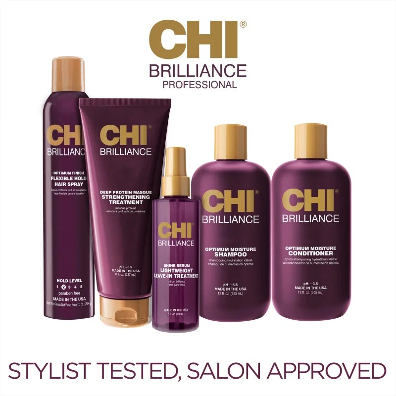 CHI Brilliance Optimum Moisture Shampoo hydratační šampon pro lesk a hebkost vlasů 946 ml