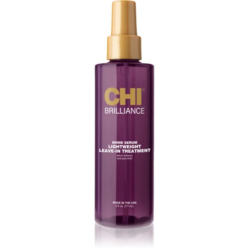 CHI Brilliance Shine Serum Lightweight Leave-in Ttreatment lehké sérum pro lesk a hebkost vlasů 177 ml