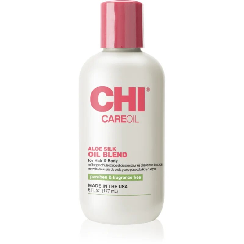 CHI Care Oil Aloe Silk Oil Blend hydratační olej na vlasy a tělo 177 ml