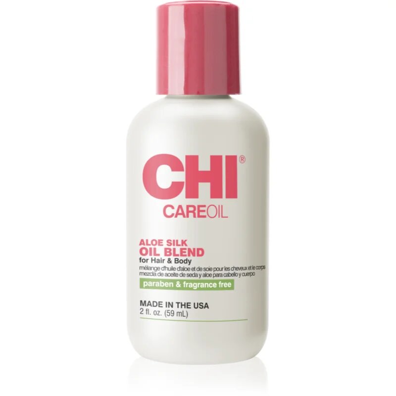 CHI Care Oil Aloe Silk Oil Blend hydratační olej na vlasy a tělo 59 ml