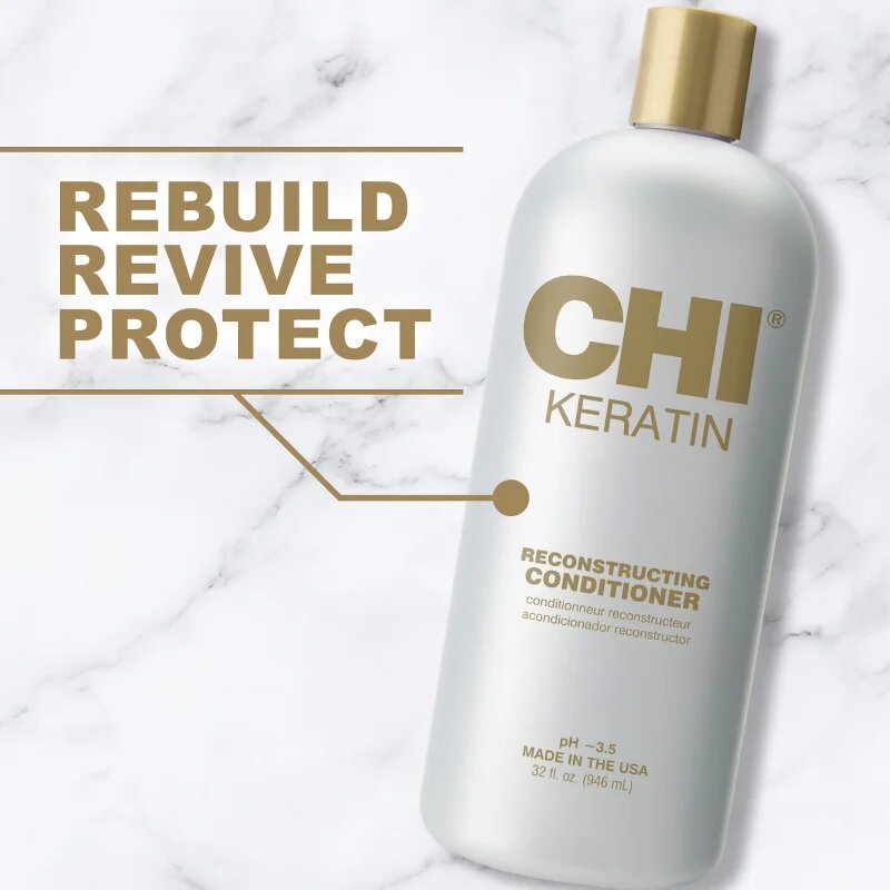 CHI Keratin kondicionér s keratinem pro suché a nepoddajné vlasy 946 ml