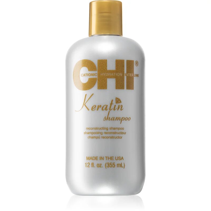 CHI Keratin Reconstructing Shampoo šampon s keratinem pro suché a nepoddajné vlasy 355 ml