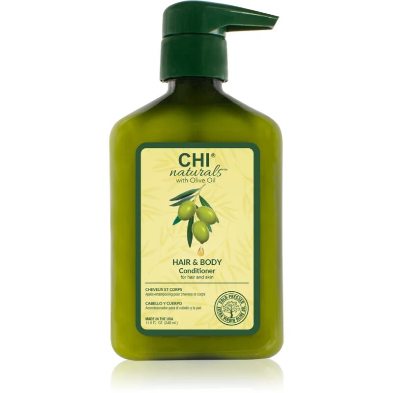 CHI Organics Olive hydratační kondicionér na vlasy a tělo 340 ml