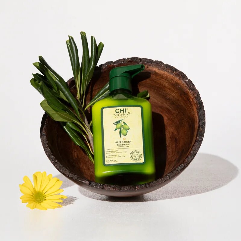 CHI Organics Olive hydratační kondicionér na vlasy a tělo 340 ml