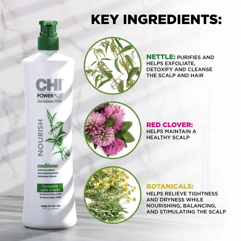 CHI Power Plus Nourish Conditioner vyživující kondicionér pro obnovu pokožky hlavy 946 ml