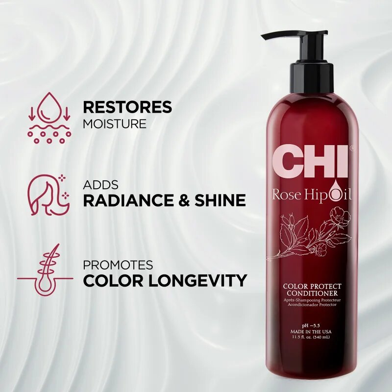CHI Rose Hip Oil Conditioner kondicionér pro barvené vlasy 340 ml