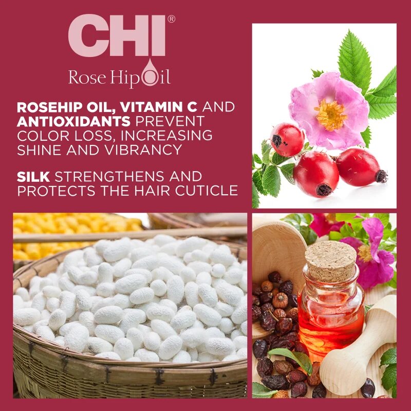 CHI Rose Hip Oil Conditioner kondicionér pro barvené vlasy 739 ml