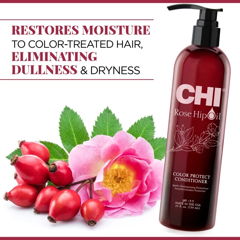 CHI Rose Hip Oil Conditioner kondicionér pro barvené vlasy 739 ml