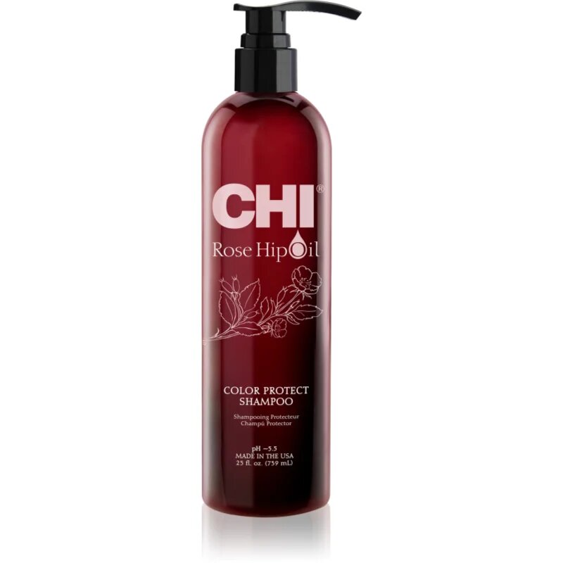 CHI Rose Hip Oil Shampoo šampon pro barvené vlasy 739 ml