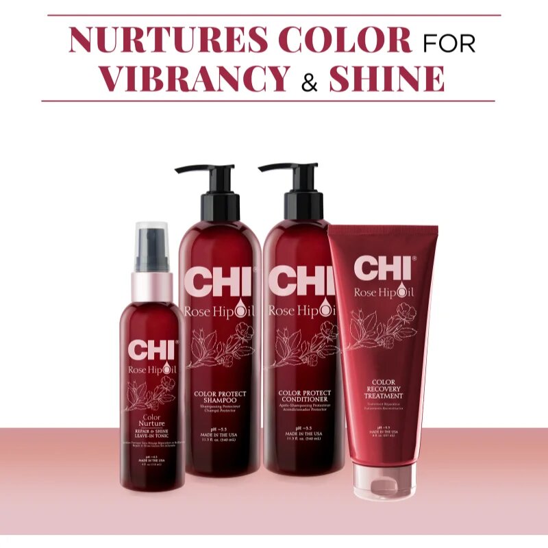 CHI Rose Hip Oil Shampoo šampon pro barvené vlasy 739 ml