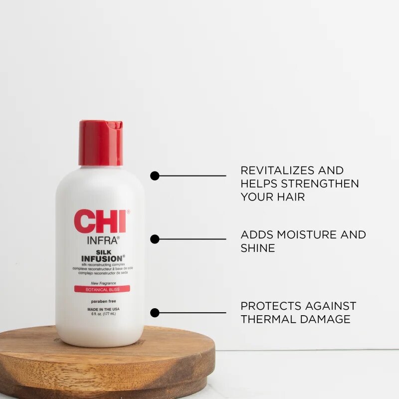 CHI Silk Infusion Botanical Bliss posilující a regenerační vlasové sérum s hedvábím 177 ml