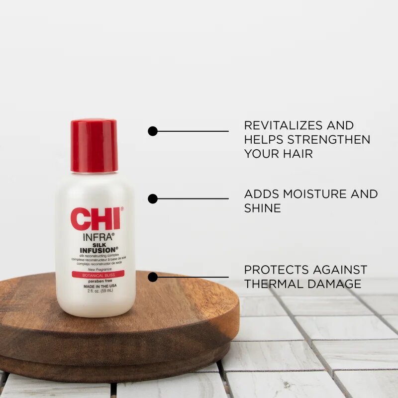 CHI Silk Infusion Botanical Bliss posilující a regenerační vlasové sérum s hedvábím 59 ml
