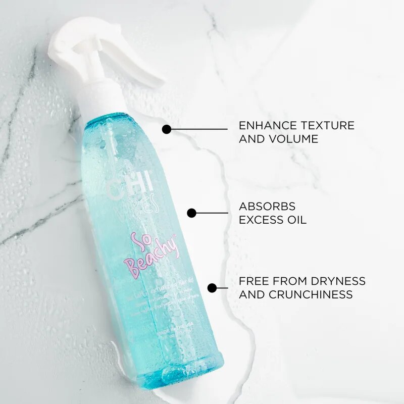 CHI SO BEACHY™ Sea Salt Texturizing Hair Mist slaný sprej pro plážový efekt 237 ml