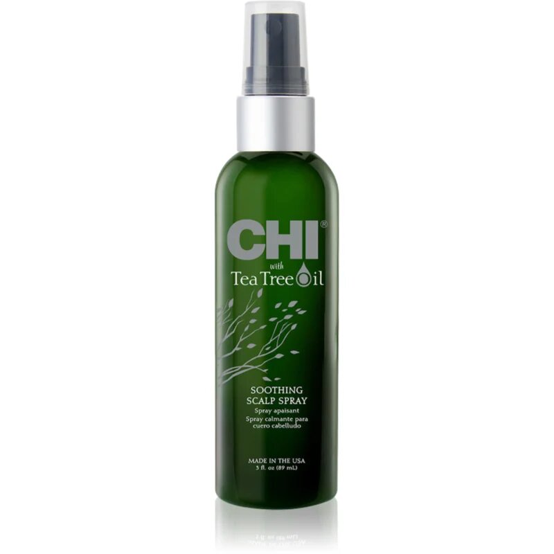 CHI Tea Tree Oil Soothing Scalp Spray zklidňující sprej proti podráždení a svědění vlasové pokožky 89 ml