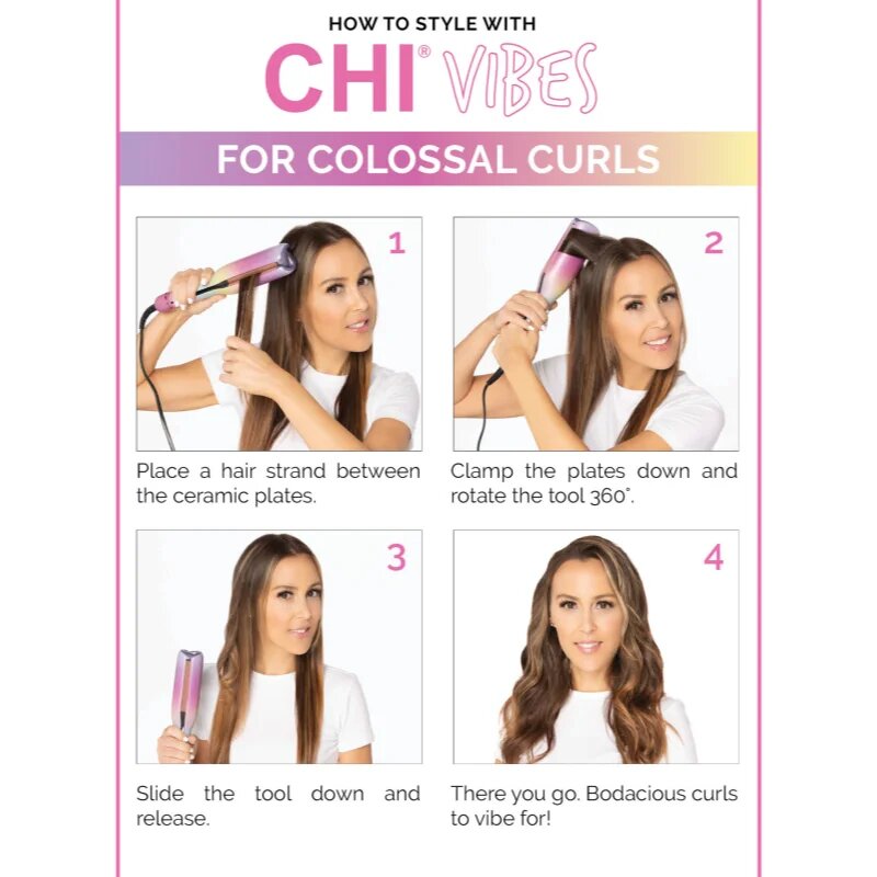CHI Vibes Colossal Waver trojkulma na vlasy 1 ks