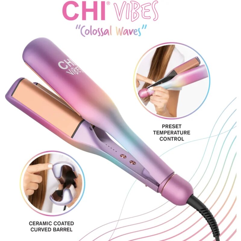 CHI Vibes Colossal Waver trojkulma na vlasy 1 ks