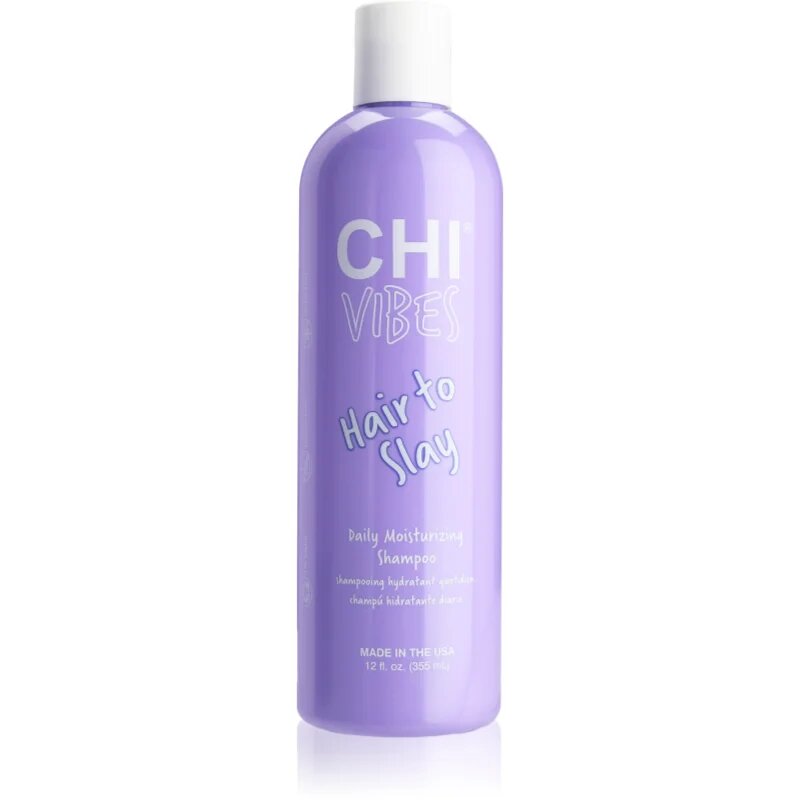 CHI Vibes Hair To Slay Daily Moisturizing Shampoo hydratační šampon na roztřepené konečky vlasů 355 ml