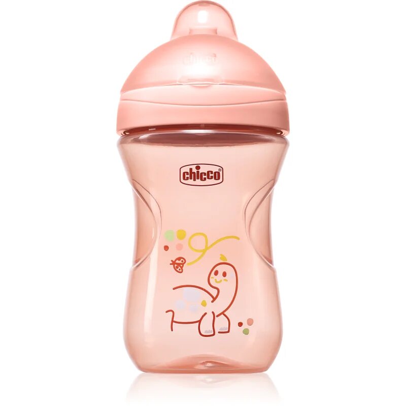 Chicco Advanced Cup 12m+ tréninkový hrnek s brčkem Pink 1 ks