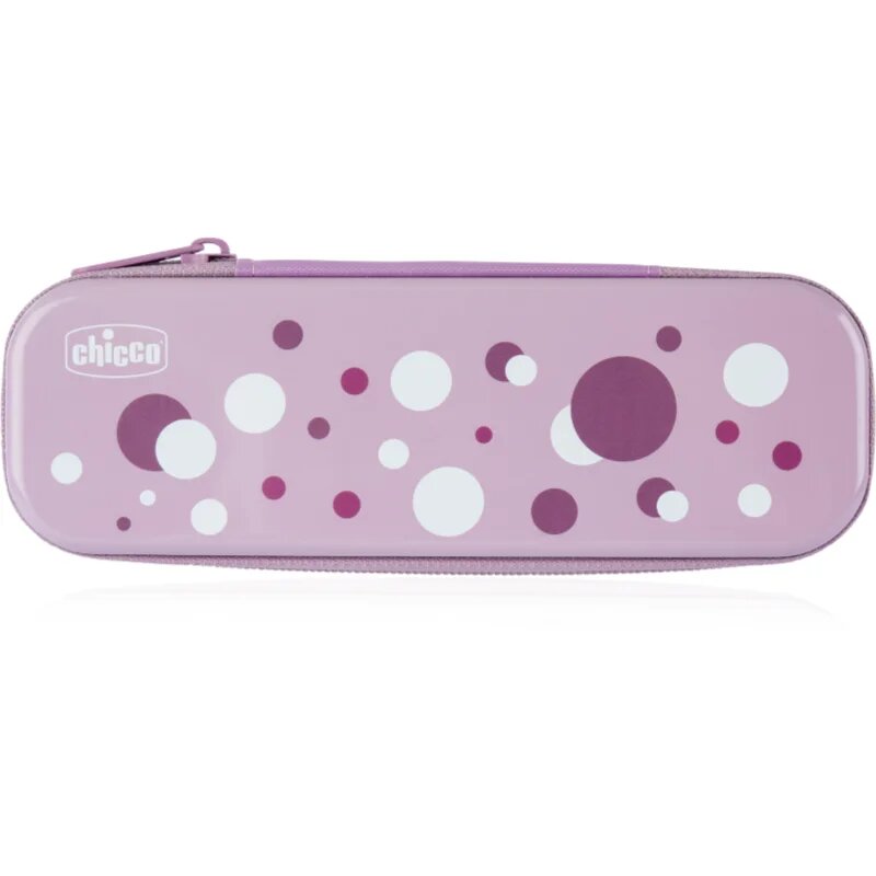 Chicco Always Smiling Set 6m+ sada zubní péče s pouzdrem Lilac