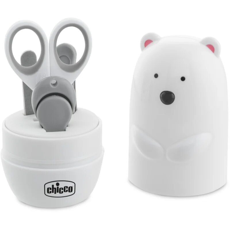 Chicco Baby manikúrní set pro děti 0m+ Polar Bear