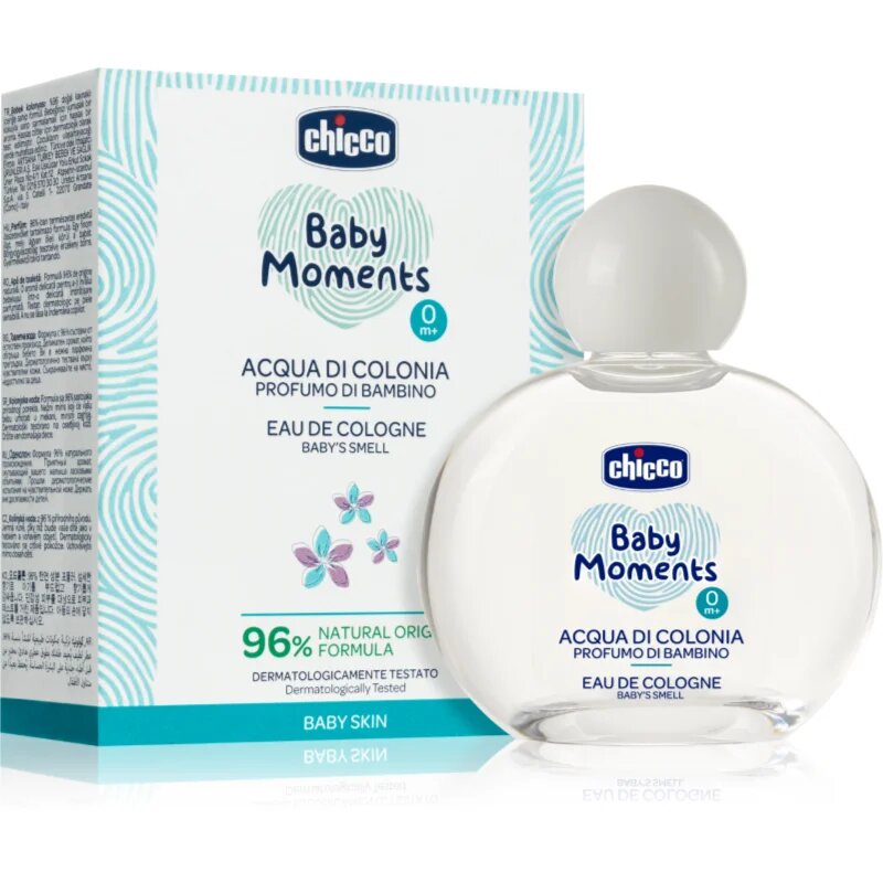 Chicco Baby Moments Baby Smell kolínská voda pro děti od narození 100 ml