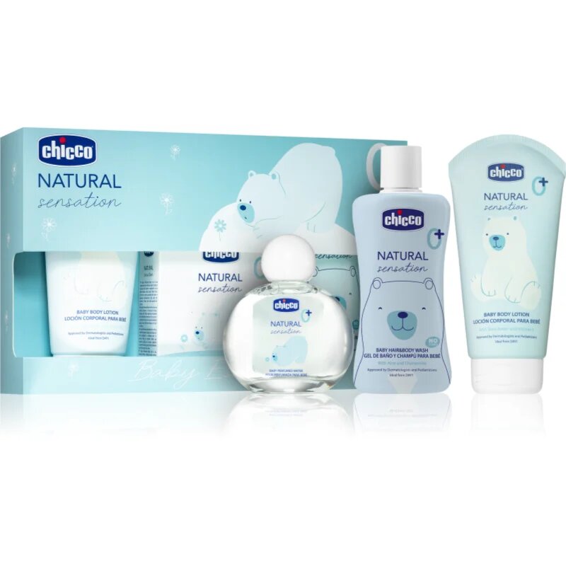 Chicco Natural Sensation Baby Essential dárková sada pro děti od narození 0+