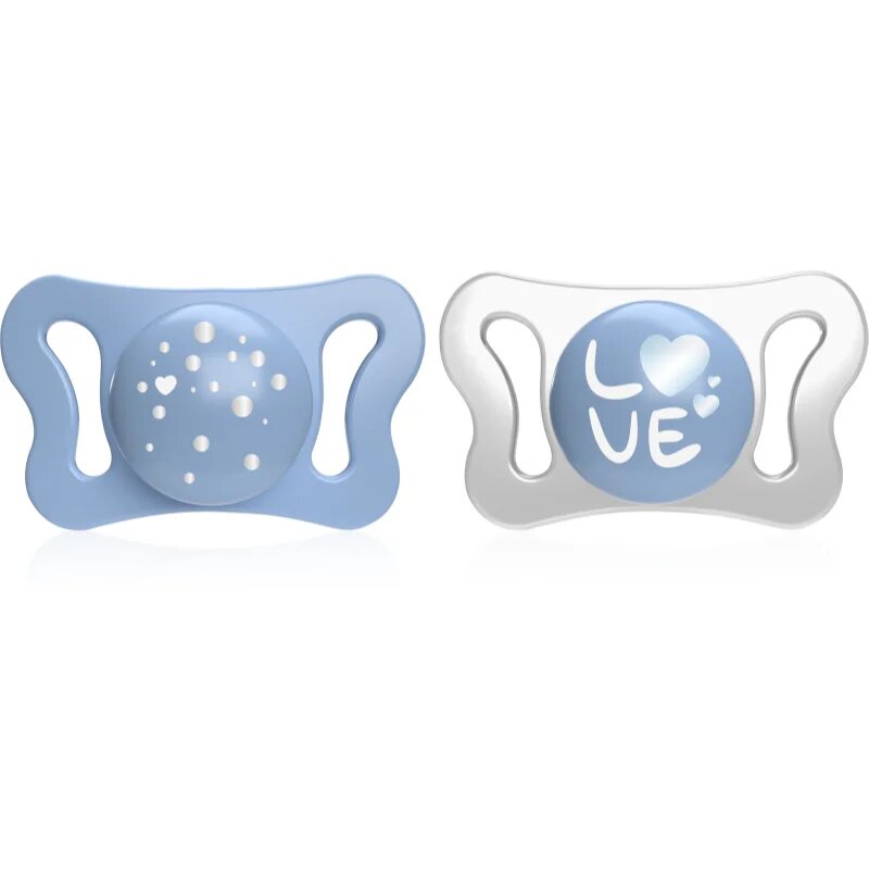 Chicco Physio Micro 0-2 m dudlík Blue 2 ks