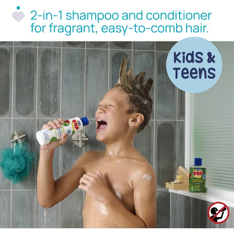 Chicco Pop Comby Shampoo & Conditioner šampon a kondicionér Watermelon 250 ml