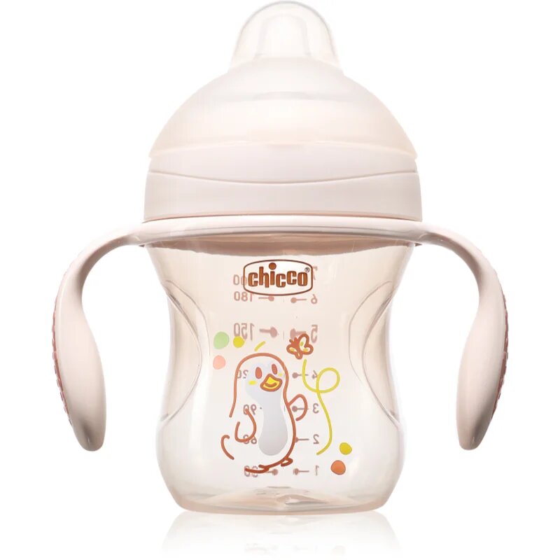 Chicco Transition Cup 4m+ tréninkový hrnek s držadly Pink 1 ks