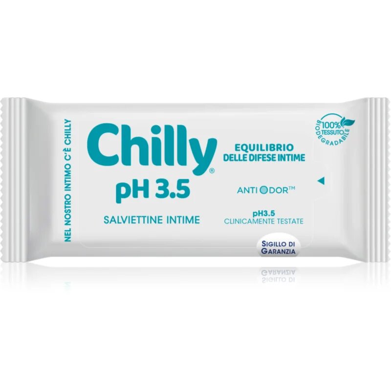 Chilly pH 3.5 Intimate Wipes ubrousky pro intimní hygienu 12 ks