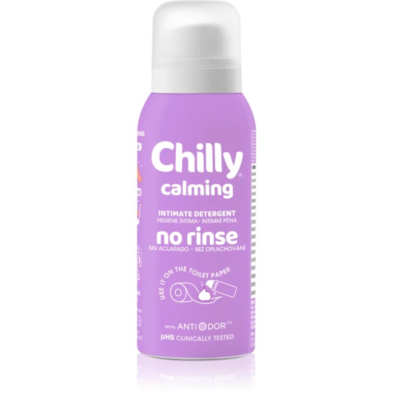 Chilly Soothing No Rinse jemná čisticí pěna na intimní hygienu 100 ml