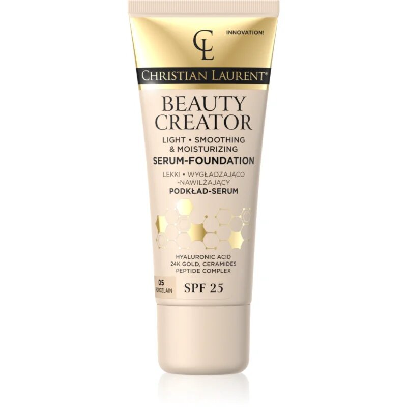 Christian Laurent Beauty Creator lehký hydratační make-up SPF 25 odstín 05 Porcelain 30 ml