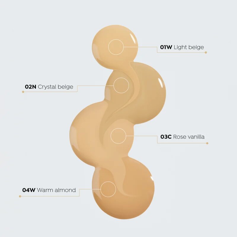 Christian Laurent Pour La Beauté HD 4M Pixel Fusion rozjasňující podkladové sérum na obličej odstín 01 Light Beige 32 ml