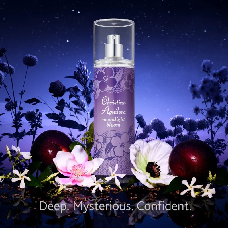 Christina Aguilera Moonlight Bloom tělový sprej pro ženy 236 ml