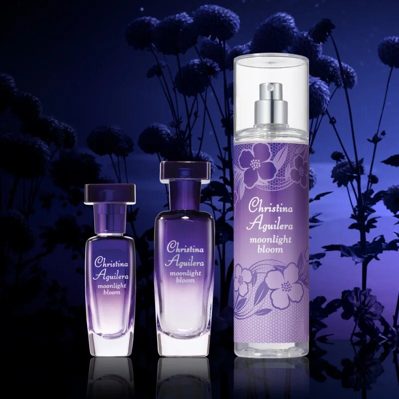 Christina Aguilera Moonlight Bloom tělový sprej pro ženy 236 ml