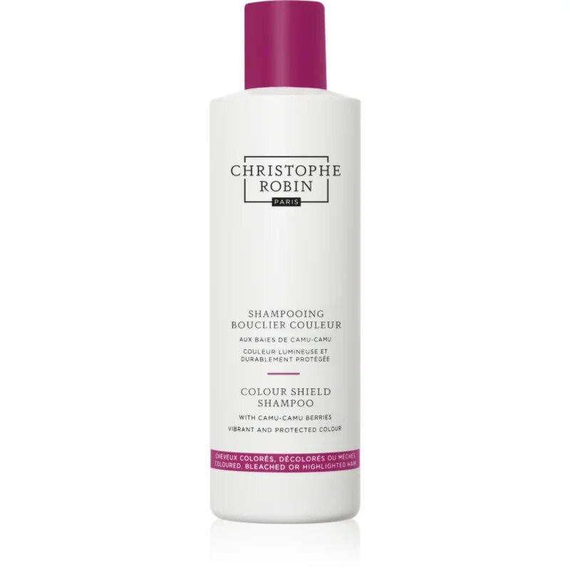 Christophe Robin Color Shield Shampoo with Camu-Camu Berries vyživující šampon pro barvené a melírované vlasy 250 ml