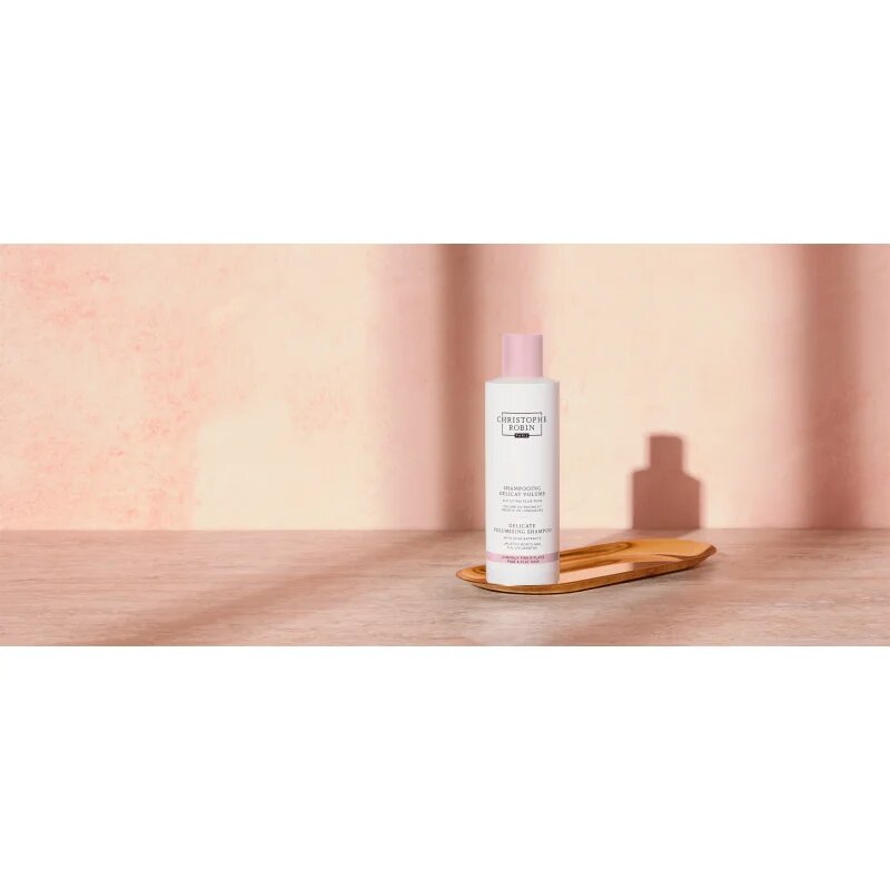 Christophe Robin Delicate Volumizing Shampoo with Rose Extracts objemový šampon pro jemné a zplihlé vlasy 250 ml