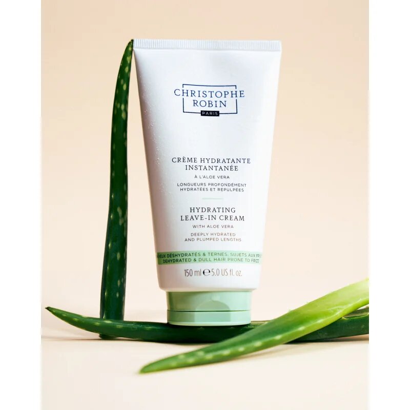 Christophe Robin Hydrating Leave in cream krém na vlasy pro lesk suchých a křehkých vlasů 150 ml