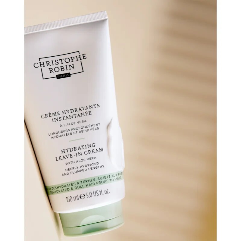 Christophe Robin Hydrating Leave in cream krém na vlasy pro lesk suchých a křehkých vlasů 150 ml
