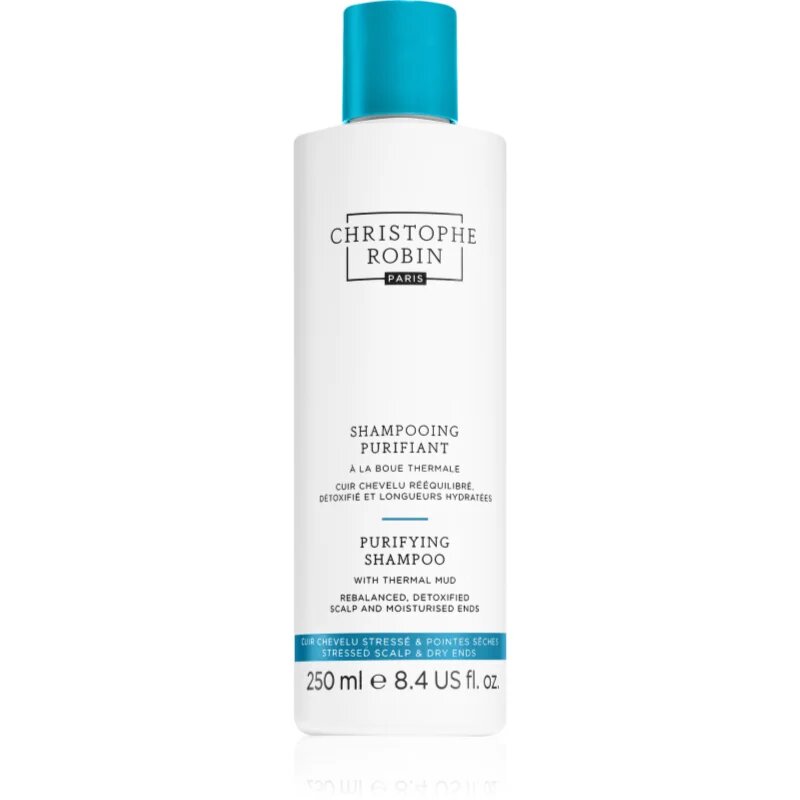 Christophe Robin Purifying Shampoo with thermal mud čisticí detoxikační šampon 250 ml