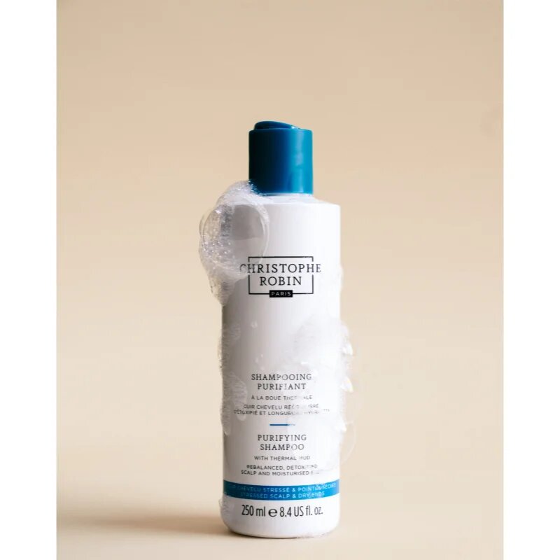 Christophe Robin Purifying Shampoo with thermal mud čisticí detoxikační šampon 250 ml