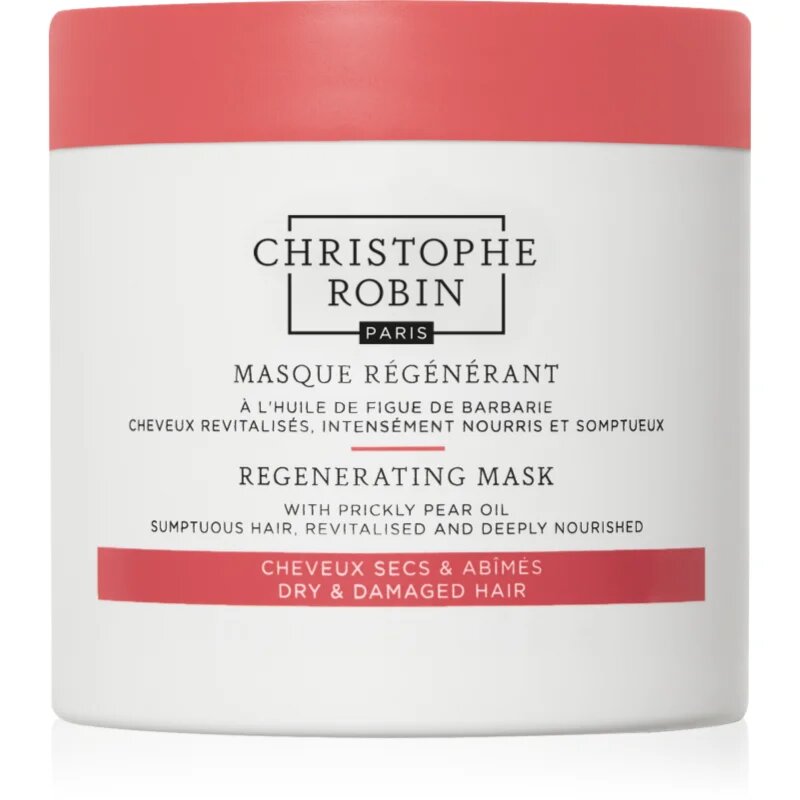 Christophe Robin Regenerating Mask regenerační maska pro suché poškozené a chemicky ošetřené vlasy 75 ml