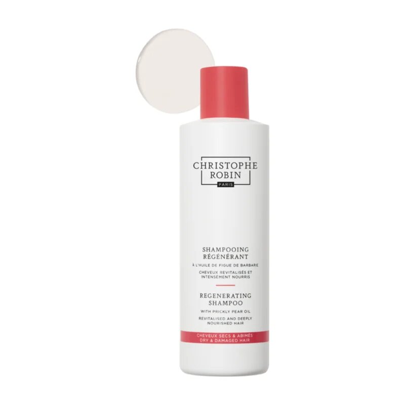 Christophe Robin Regenerating Shampoo with Prickly Pear Oil hloubkově regenerační šampon pro poškozené chemicky ošetřené vlasy 250 ml