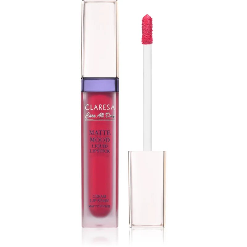 Claresa Care All Day Matte Mood Liquid Lipstick matná tekutá rtěnka odstín 06 Bliss 7 ml