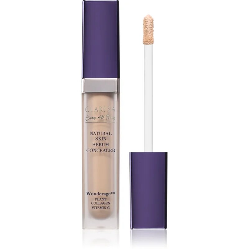 Claresa Care All Day Natural Skin Serum Concealer tekutý krycí korektor odstín 1C Light Cool 7 ml