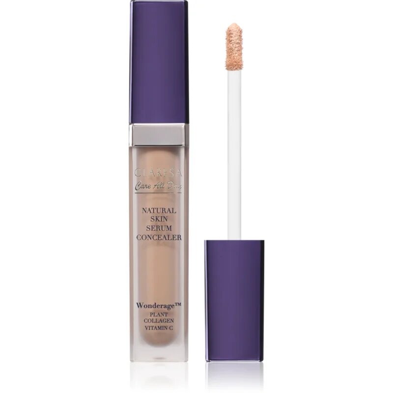 Claresa Care All Day Natural Skin Serum Concealer tekutý krycí korektor odstín 1P Peach 7 ml