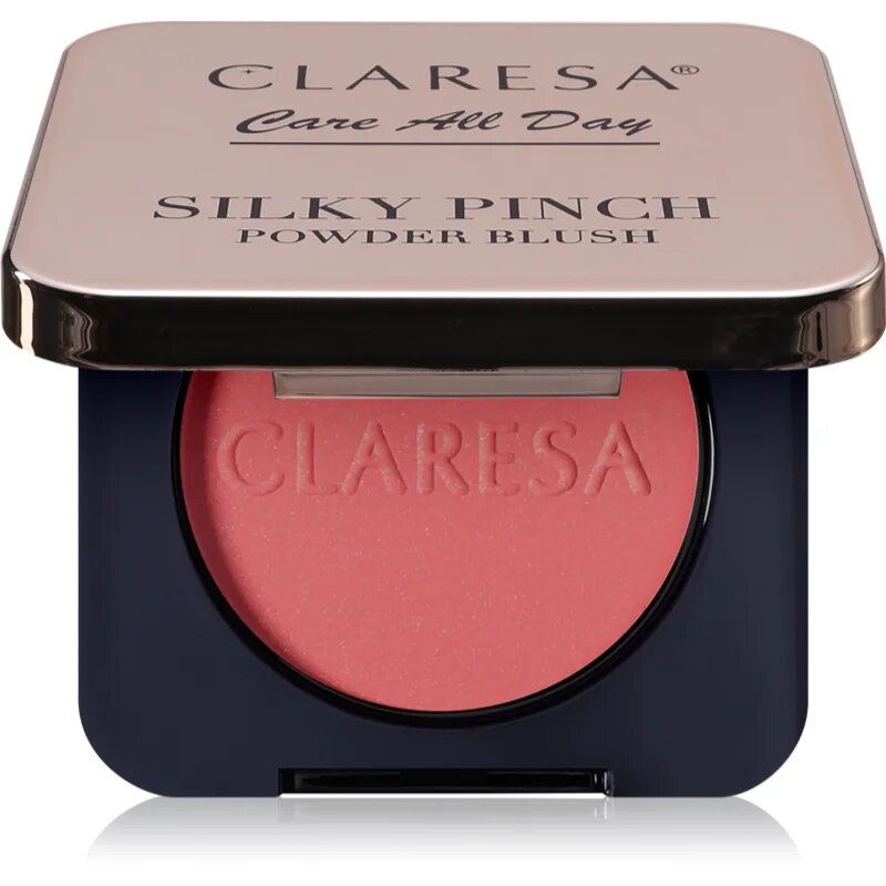 Claresa Care All Day Silky Pinch Powder Blush kompaktní tvářenka pro dlouhotrvající efekt 01 Hibiscus 2 g