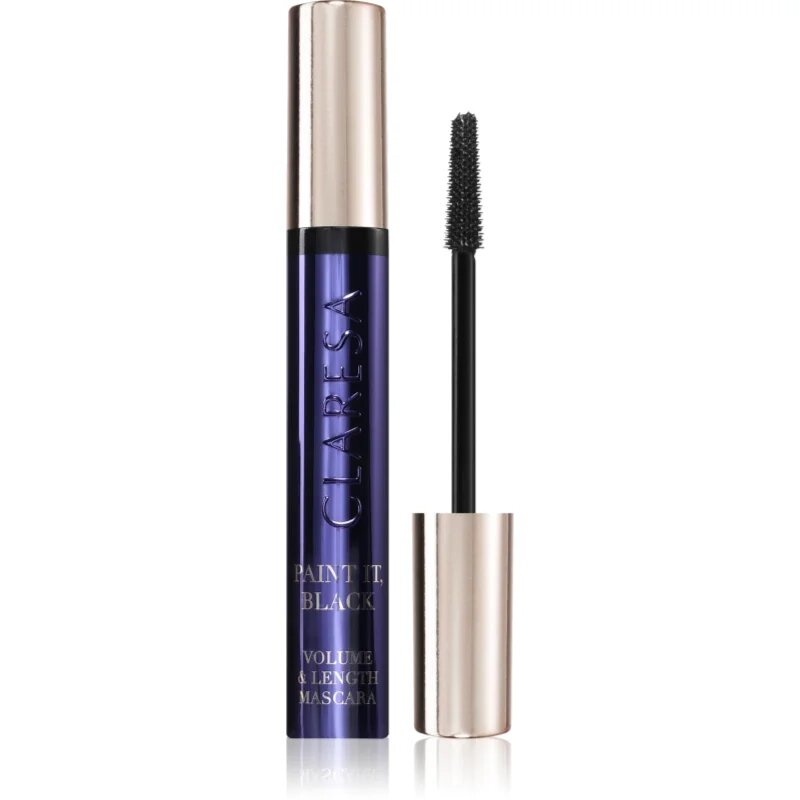 Claresa Paint It Volume & Lenght Mascara objemová a prodlužující řasenka odstín 01 Black 10 g