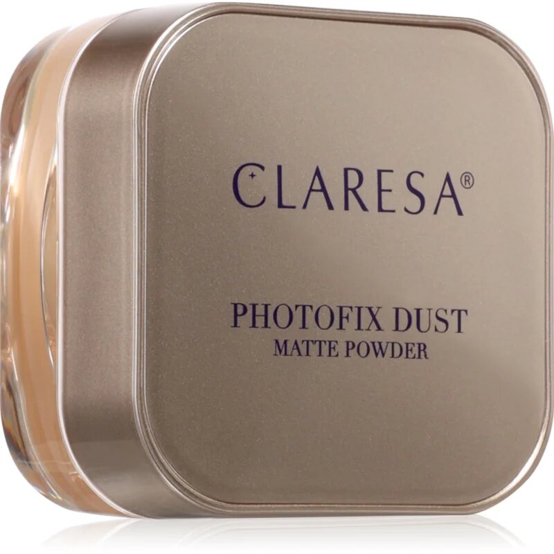 Claresa Photofix Dust Matte Powder matující sypký pudr pro přirozenou fixaci odstín Universal 8 g