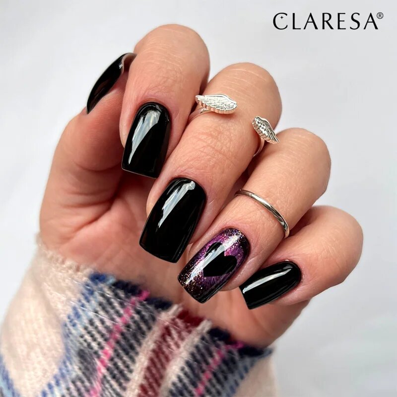 Claresa SoakOff UV/LED Color Black gelový lak na nehty odstín 900 5 g